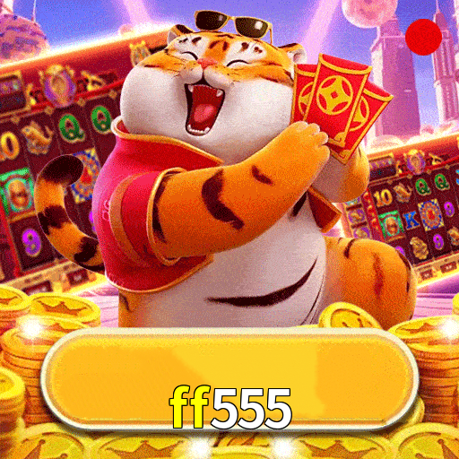 Imagem promocional da ff555 mostrando a plataforma e suas vantagens